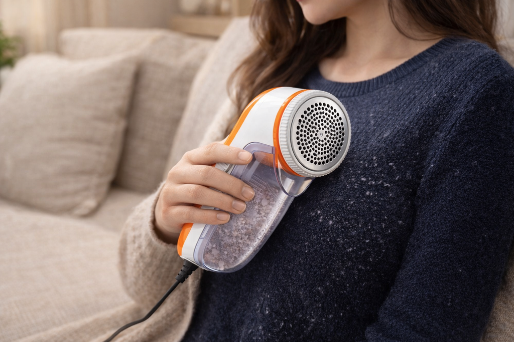 Nova Lint Remover- Battery Operated Lint Remover for All Woolens (Sweaters, Blankets, Jackets)